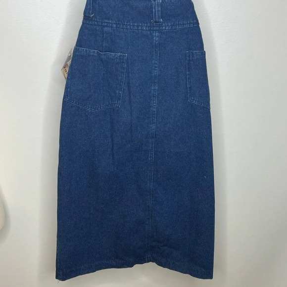 Vintage The daisy group women’s button front denim skirt Union made sz 16 NWT - Picture 2 of 4
